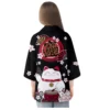 Fashion Beach Yukata Japanese Cartoon Lucky Cat Cardigan Kimono 2023 Women Men Harajuku Sakura Fan Print 4 - Harajuku Shop