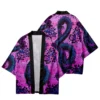 Fashion Cartoon Dragon Music Print Cardigan Haori Beach Yukata Traditional Kimono Japanese Streetwear Women Men Shirts 2 - Harajuku Shop