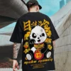 Men s Casual T shirt Oversized Graphic T Shirts Loose Zodiac Pure Cotton Y2k Tops Clothes - Harajuku Shop