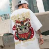 Men s Oversized T Shirts Short Sleeve Pure Cotton T shirt Breathable Man Loose Y2k Clothes - Harajuku Shop