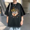 Oversized T Shirts Casual T shirt Harajuku Men s Cotton Y2k Tops Loose Breathable Clothing Streetwear 1 - Harajuku Shop