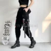 Women Cargo Pants 2023 Harem Pants Fashion Punk Pockets Jogger Trousers With Chain Harajuku Elastics High 1 - Harajuku Shop