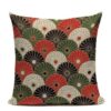 japanese cushion cover chrysanthemum 968 - Harajuku Shop