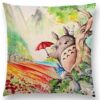 japanese cushion cover totoro umbrella 385 - Harajuku Shop