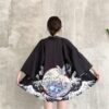 japanese printed kimono jacket for women one size 889 - Harajuku Shop