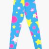 Weird Harajuku Kawaii Stars Party Pattern Leggings Official Harajuku Merch