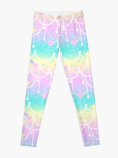 Beads And Stickers Leggings Official Harajuku Merch