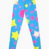 Weird Harajuku Kawaii Stars Party Pattern Leggings Official Harajuku Merch