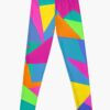 Harajuku Fun Party Pattern Bold Neon Leggings Official Harajuku Merch