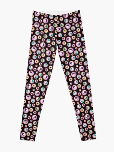 Halloween Eyes Lolita Harajuku Pastel Goth Gore Zombie Horror Science Fiction Frankenstein Leggings Official Harajuku Merch