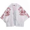 sheer floral kimono cardigan 13913519456326 - Harajuku Shop