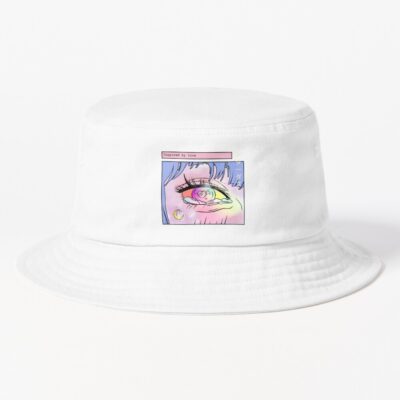 Anime Girl Eye Kawaii Pastel Harajuku Bucket Hat Official Harajuku Merch