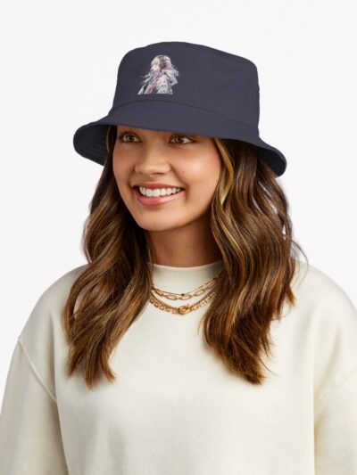 Harajuku Girl And Futuristic Anime Style Bucket Hat Official Harajuku Merch