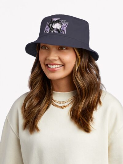 Ethereal Harajuku Goth Anime Girl Bucket Hat Official Harajuku Merch