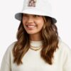 Harajuku, Girl, Slogan, Vintage, Retro, No Background, Cool, Drawn, 8K Resolution Bucket Hat Official Harajuku Merch