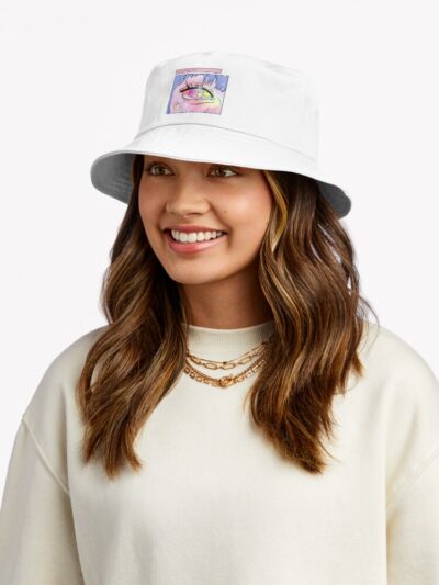 Anime Girl Eye Kawaii Pastel Harajuku Bucket Hat Official Harajuku Merch