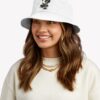 Harajuku Girl: A Splash Of Color In A Monochrome World Bucket Hat Official Harajuku Merch