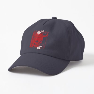 Japanese Demon Art Face Skull Devil Oni Harajuku Cap Official Harajuku Merch