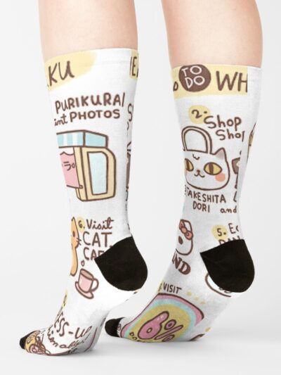 Harajuku Fan Art Japan Socks Official Harajuku Merch