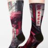 Tokyo Shibuya Street Scene Socks Official Harajuku Merch