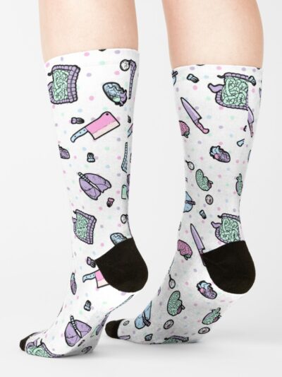 Sweet Yandere (White) Socks Official Harajuku Merch