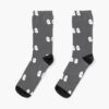 Kawaii Cute Ghosts Anime Manga Harajuku Simple Aesthetic Halloween Art Socks Official Harajuku Merch