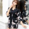 womens kimono bird print one size 565 - Harajuku Shop