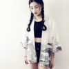 womens kimono cardigan dragon 754 - Harajuku Shop