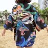 womens phoenix kimono jacket houou one size 817 - Harajuku Shop