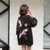 womens short kimono jacket tsugai one size 968 - Harajuku Shop