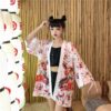 womens short kimono maiko 660 - Harajuku Shop