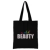 2024 Female Bags Shopper Bag College Student Canvas Tote Bag Wild Pattern Series Harajuku Style Black 3 - Harajuku Shop