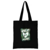 2024 Female Bags Shopper Bag College Student Canvas Tote Bag Wild Pattern Series Harajuku Style Black 8 - Harajuku Shop