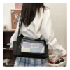 kf S04747dbbb253469c94fcd0cbd330e2b4Q HAEX Fashion Bolsos Mujer 2024 Tendecia Casual Daily Harajuku Ita Bags Female Subculture Students Nylon Crossbody - Harajuku Shop