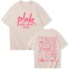 kf S1c05d8771e464e37a88c667f264659b8W P nk Y2K Clothing Music Festival Shirt Women s T Shirt Pink Singer Tour Streetwear Clothes - Harajuku Shop