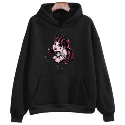 kf S3418105803d54be6a7373257855b8548E M Monster High Girls Cartoon Hoodies Women Casual Long Sleeve Sweatshirts Kawaii Graphic Printing Pullovers Streetwear - Harajuku Shop