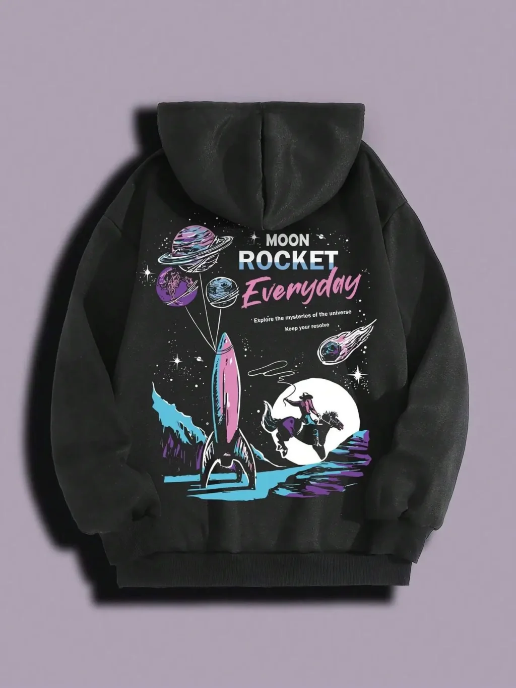 kf S3822a541390d439a8406a27e4f908273K Lunar Rockets Every Day Female Hoody Harajuku S XXL Sweatshirts Fashion O Neck Quality Hooded Autumn - Harajuku Shop