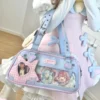 kf S38788d8942554b818a65e0db78d71f41C HAEX Y2K Harajuku Women Ita Bags Fashion 2024 Lolita JK Uniform Crossbody Shoulder Bags Subculture Individuality - Harajuku Shop