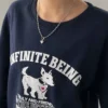 kf S858dcc3b15724b2c80ae659fae0943e5v Being Funny Little Dog Printing Women Hoodie Harajuku Fleece Hoody Fashion Crewneck Sweatshirt Vintage Oversize Clothes - Harajuku Shop