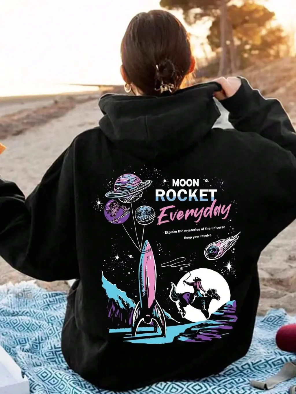 kf S937598ae37a445dd8db83bf1ea8a15afE Lunar Rockets Every Day Female Hoody Harajuku S XXL Sweatshirts Fashion O Neck Quality Hooded Autumn - Harajuku Shop