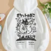 kf Sd693eccd4662444888fe029255670eadF Cute Cat Cartoon Printed Sweatshirt Women Harajuku Casual Loose Hooded Fashion Soft Pocket Hoodies Autumn Warm - Harajuku Shop