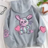 kf Sf1c811dd75ba49e28c9edd927cd49e97c Hip Hop Street Casual Prints Female Sweatshirts Harajuku Fleece Hooded Fashion S XXL Hoodies Loose Oversize - Harajuku Shop