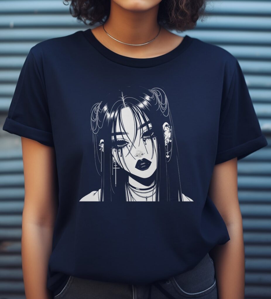 90s Manga Girl Harajuku T-Shirt